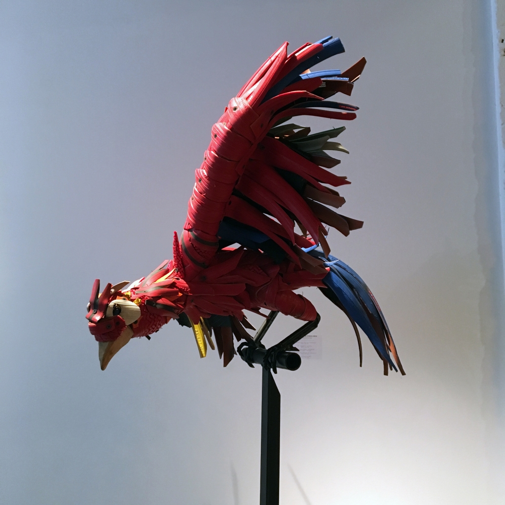 Serge Van De Put - "Parrot (red, blue tail)"