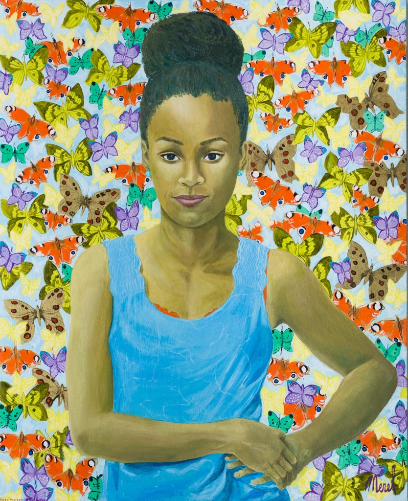 Merel - Like a butterfly 130 cm/160 cm - Leonhard's Gallery