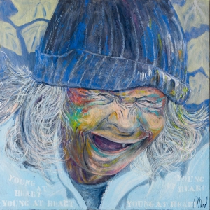 Merel - Young at heart 120 cm/120 cm - Leonhard's Gallery