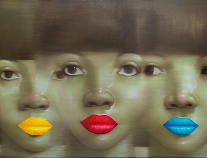 Portrait 09 Three Girls - Attasit Pokpong - Leonhard's Gallery