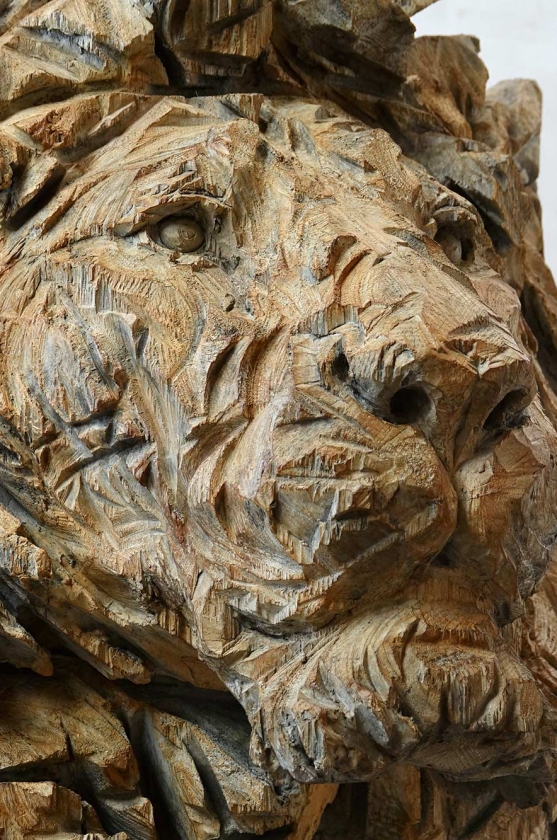 Buste de Lion 'Wisdom' - Jürgen Lingl - Leonhard's Gallery