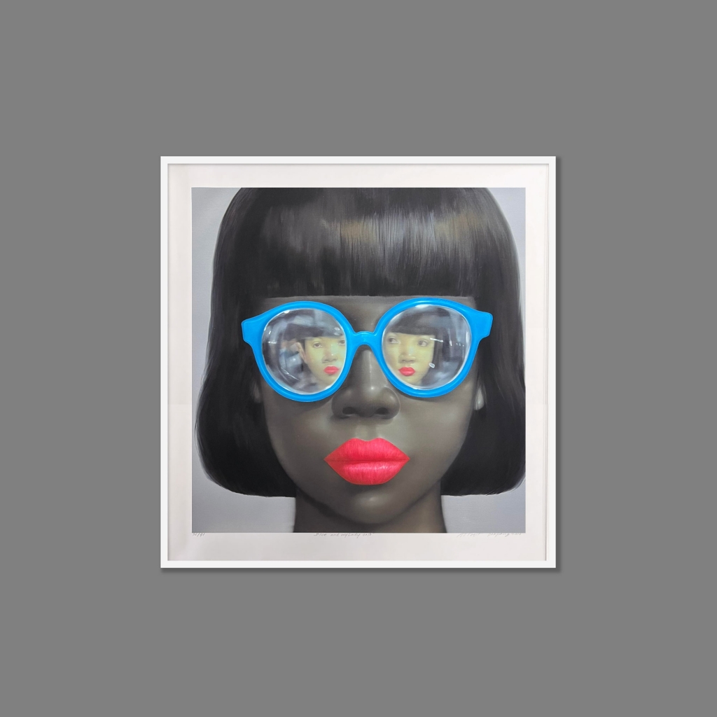 Blue Glasses Lady Lito - Attasit Pokpong - Leonhard's Gallery