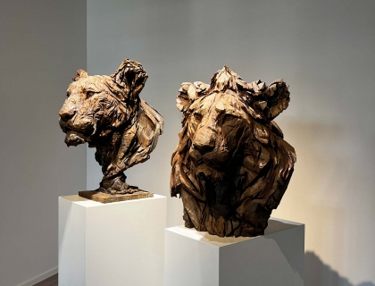 Lions Duo - Jürgen Lingl - Leonhard's Gallery