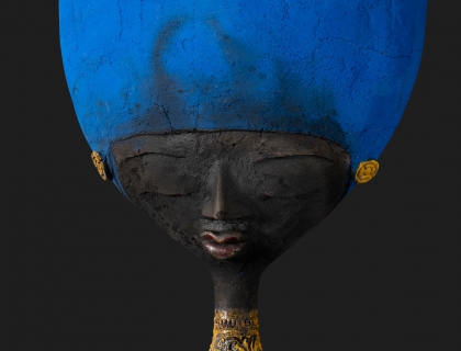 Femme du Nile bleu - Etiyé Dimma Poulsen - Leonhard's Gallery