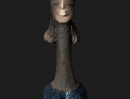Femme au chapeau carré - Etiyé Dimma Poulsen - Leonhard's Gallery
