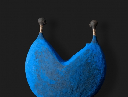 Couple Bleu - Etiyé Dimma Poulsen - Leonhard's Gallery