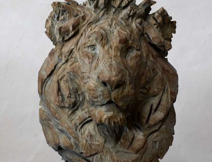 Heart, Bust Of Lion - Jürgen Lingl - Leonhard's Gallery