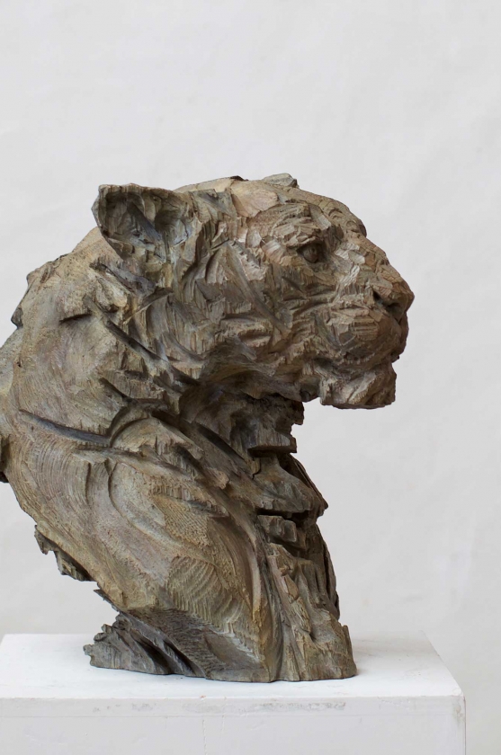 Pantera, bust of Panther - Jürgen Lingl - Leonhard's Gallery